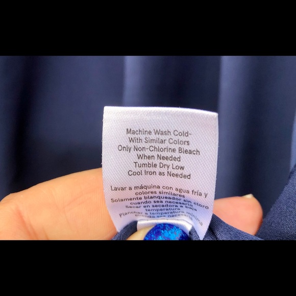 VENUS NAVY RUFFLE LACE UP MINI DRESS - Picture 7 of 8